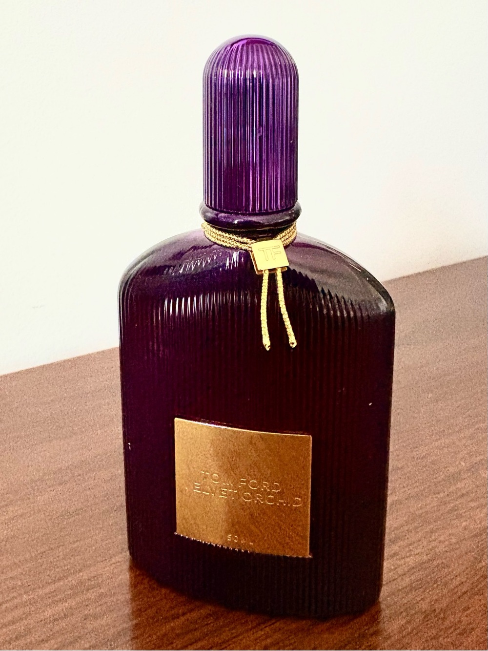 Tom Ford Purple Ribbed Glass Velvet Orchid 1.7 fl Oz